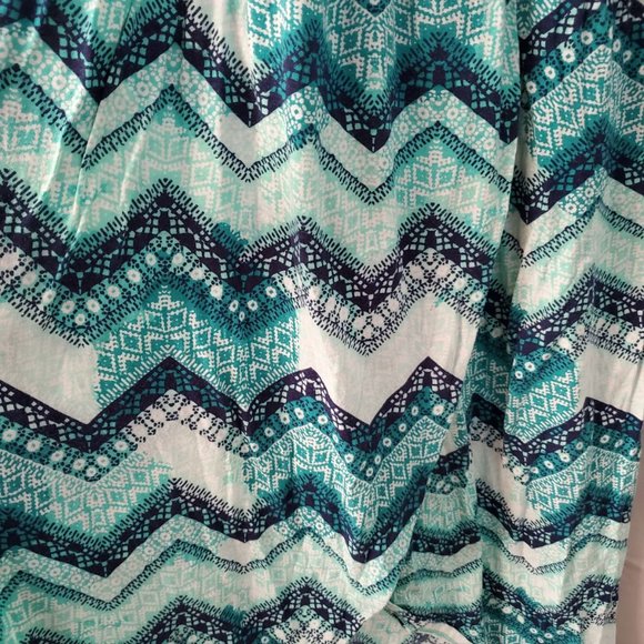 Bobbie Brooks Turquoise Maxi Dress 1X - Picture 5 of 6